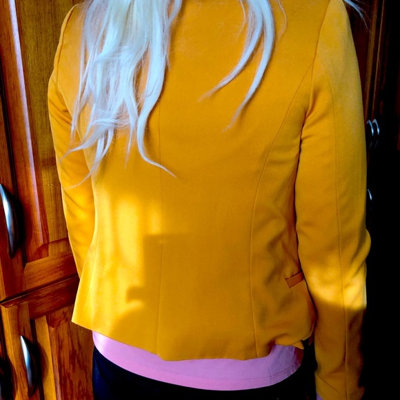 Dotti mustard yellow jacket size 6 - Picture 4 of 7
